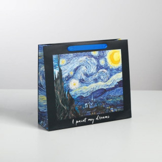 Пакет подарочный ПК-167 "I paint my dream", 30 × 26 × 9 см